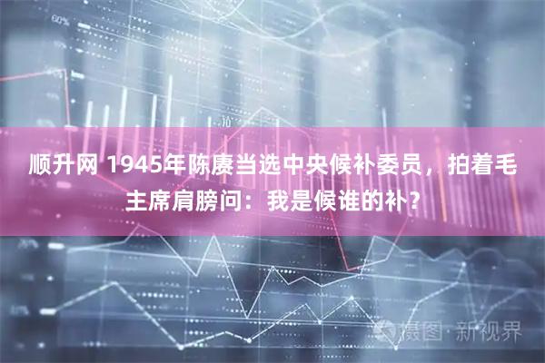 顺升网 1945年陈赓当选中央候补委员，拍着毛主席肩膀问：我是候谁的补？
